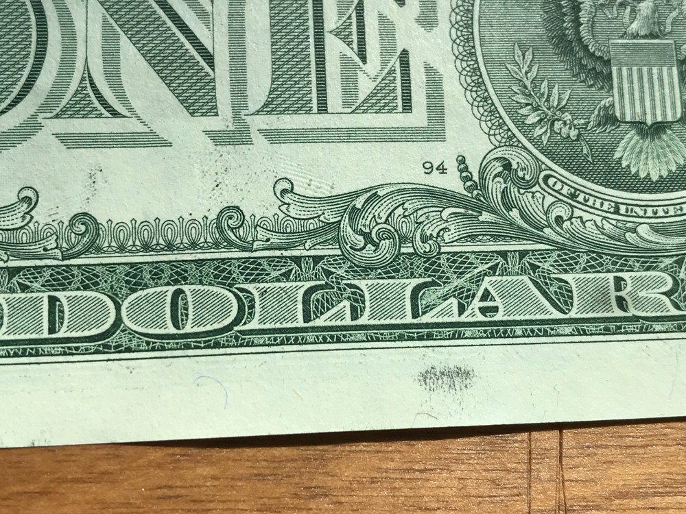 $1 2021 Series Serial Number 💥 Ink Smear Error💥