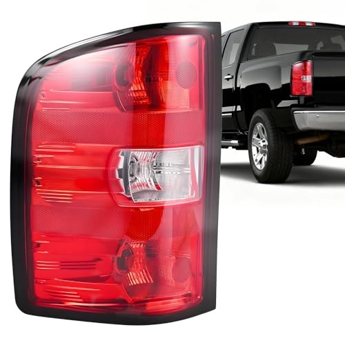 Tail Light Assembly Compatible with 2007-2013 Chevy Silverado Left Driver Side