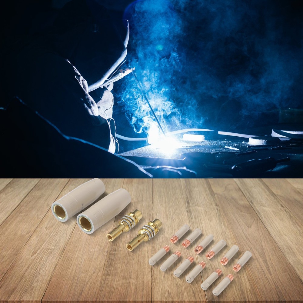 16PCS 0 8mm Coating Protection Nozzle Set for Efficient Welding Slag Removal