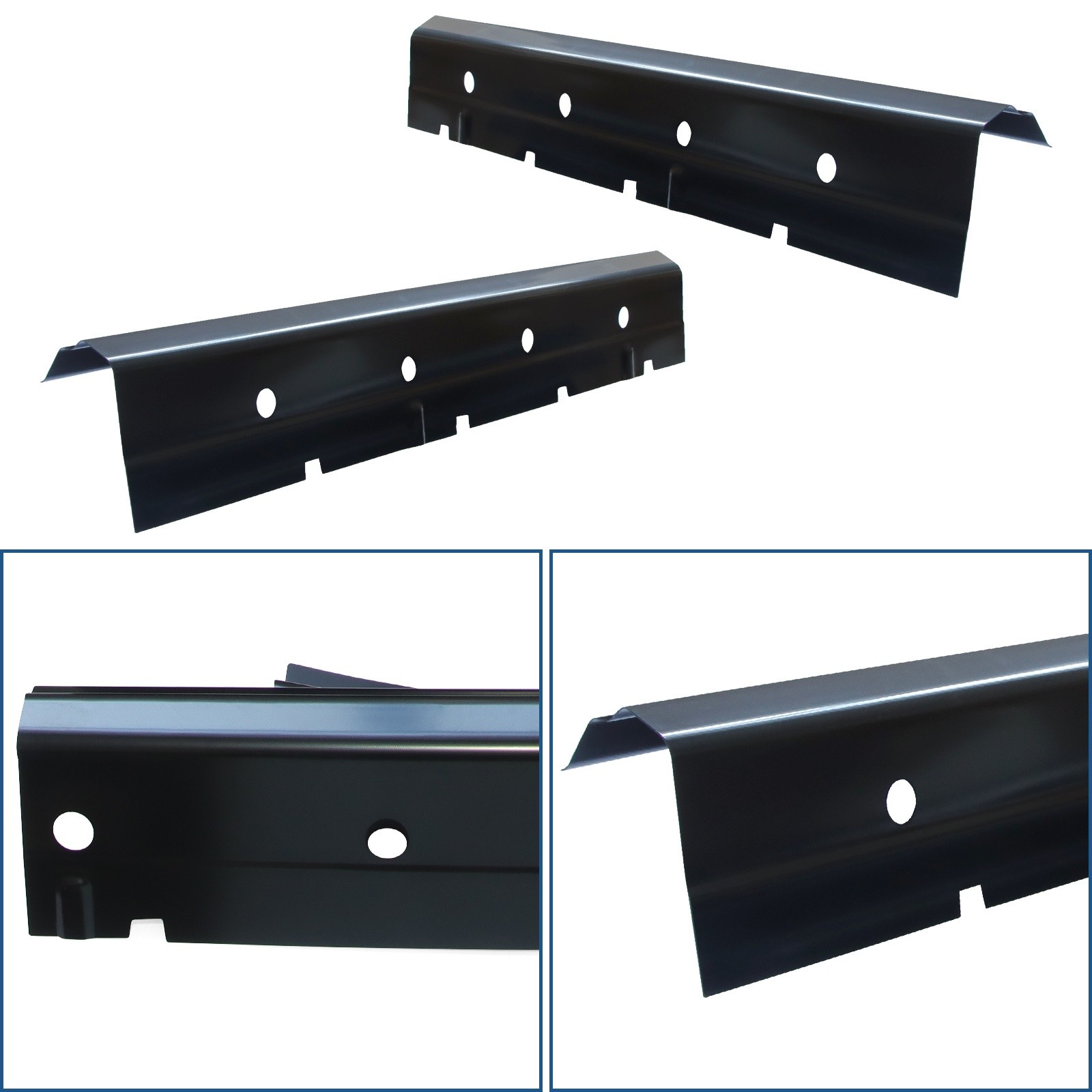 Pair Rocker Panels & Cab Corners For 14-18 Chevy Silverado GMC Sierra Crew Cab