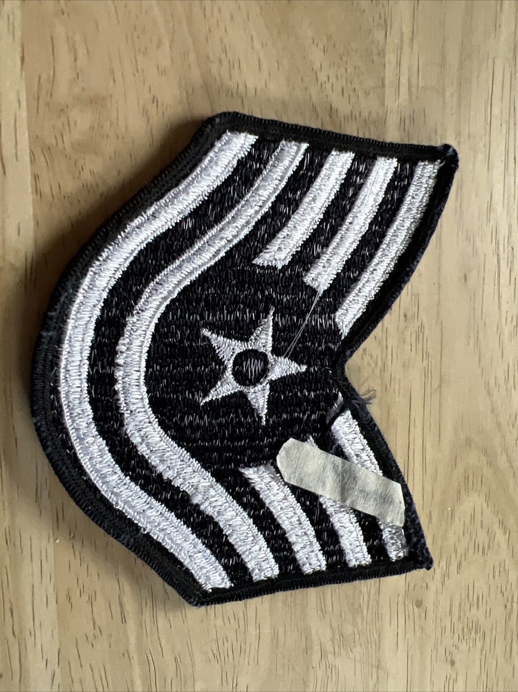 Vintage US Air Force Technical Sergeant Rank Patch Insignia E-6 E6 USAF.