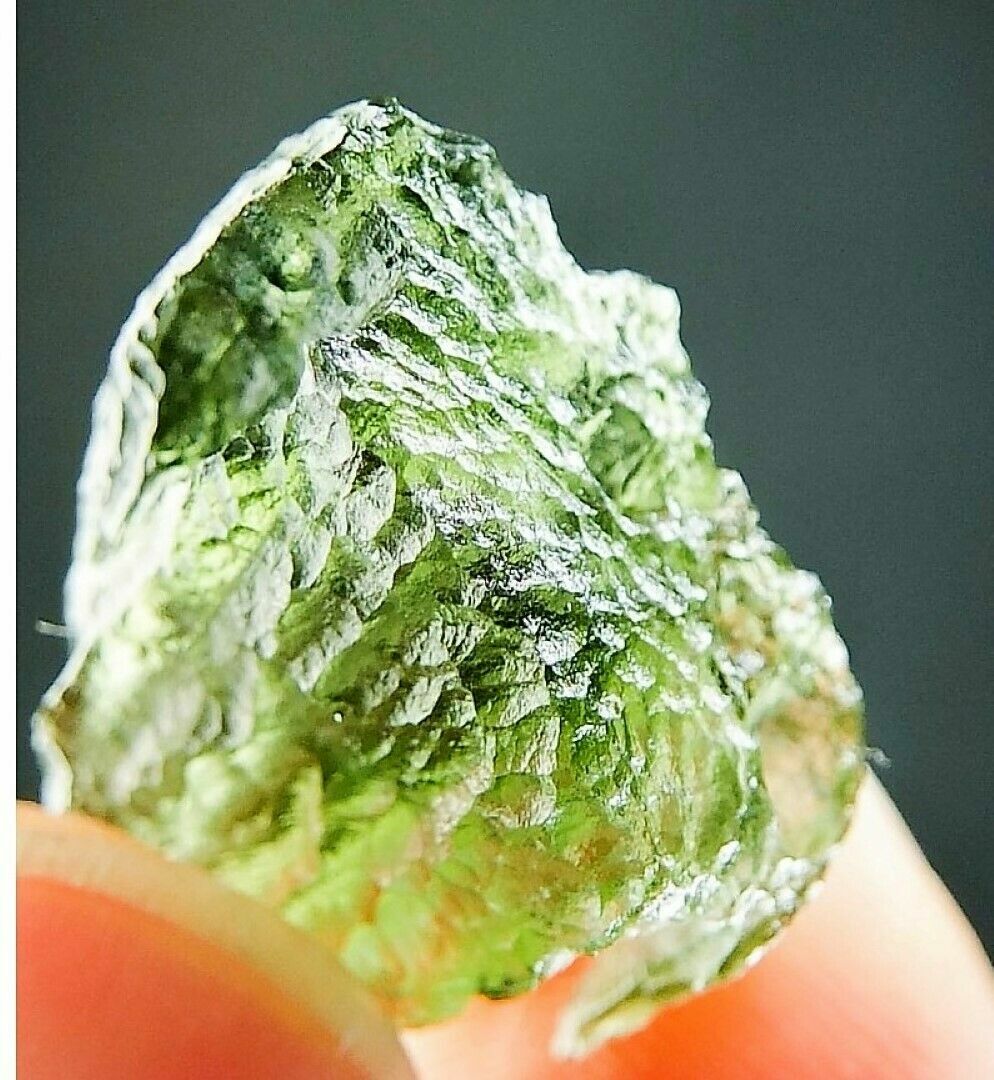 METEORITE MOLDAVITE GREEN LARGE IMPACT FRAGMENT METEOR STONE SPACE ASTEROID ROCK