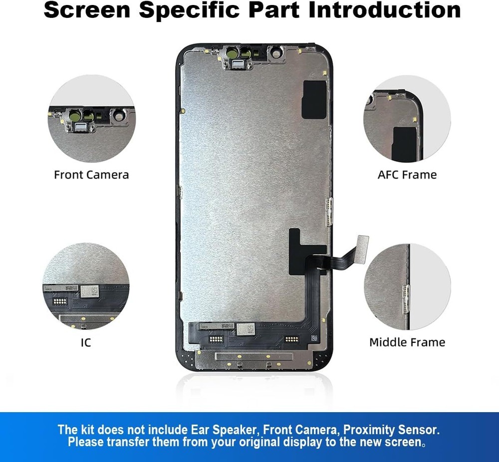 For iPhone 14 LCD Display Touch Screen Full Digitizer Replacement Assembly Tool