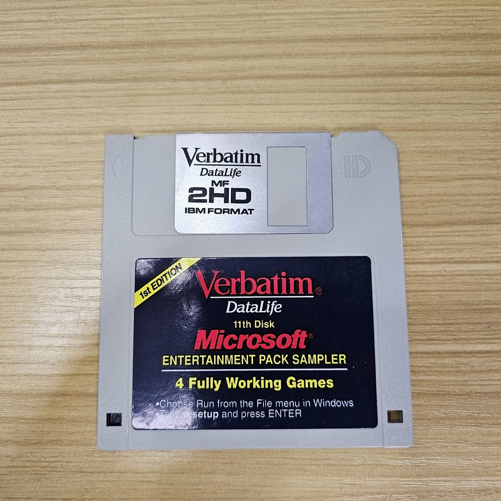 Vintage Microsoft Entertainment Pack Sampler 1st Edition