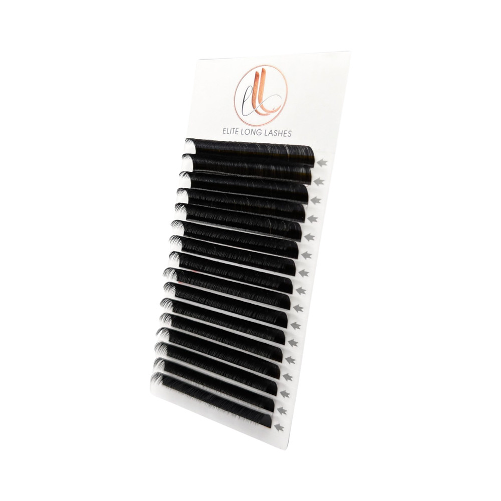 D Curl Cashmere Eyelash Extensions | Multi-Diameter | Matte Black