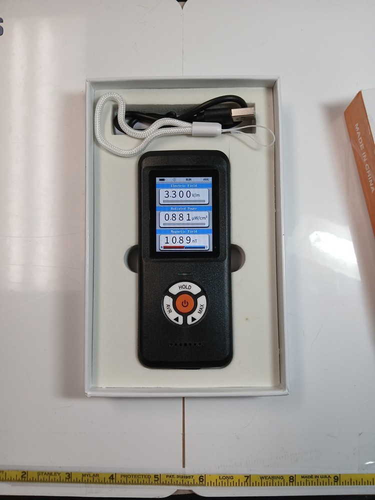 Digital EMF Meter Electromagnetic Field Radiation Detector LCD