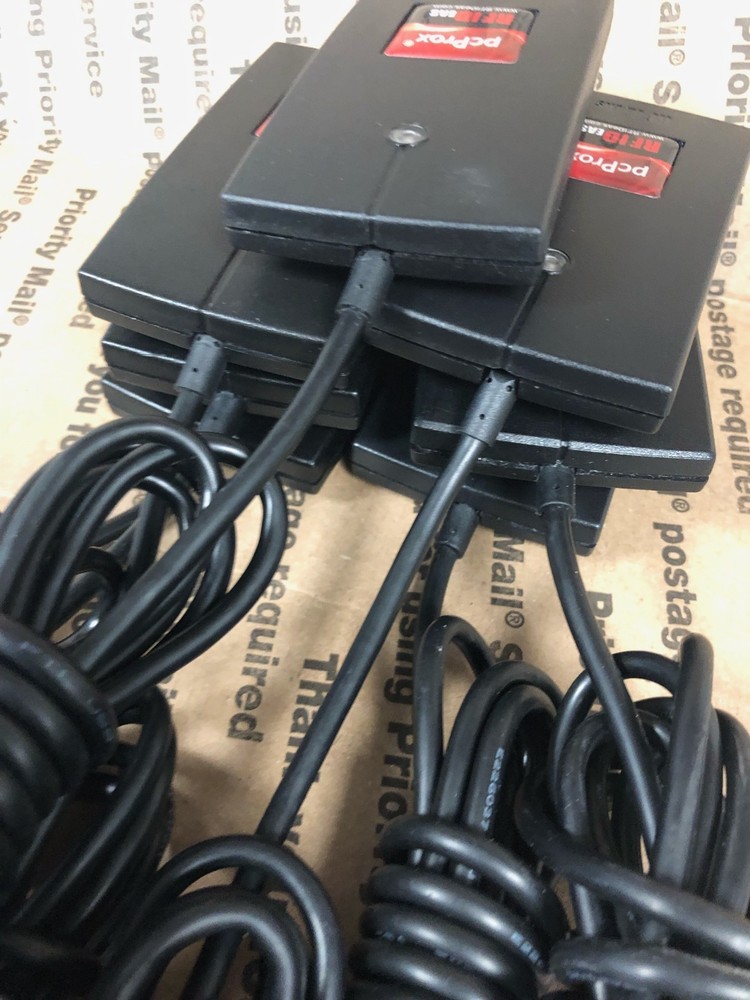 (LOT OF 7) PC PROX - RFID EAS - USB READER (UNKNOWN MODELS) 👍TESTED