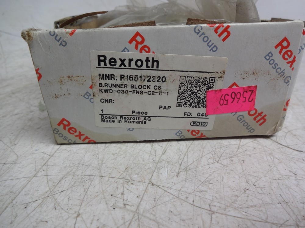 Rexroth R165172320 Roller Linear Guide Bearing