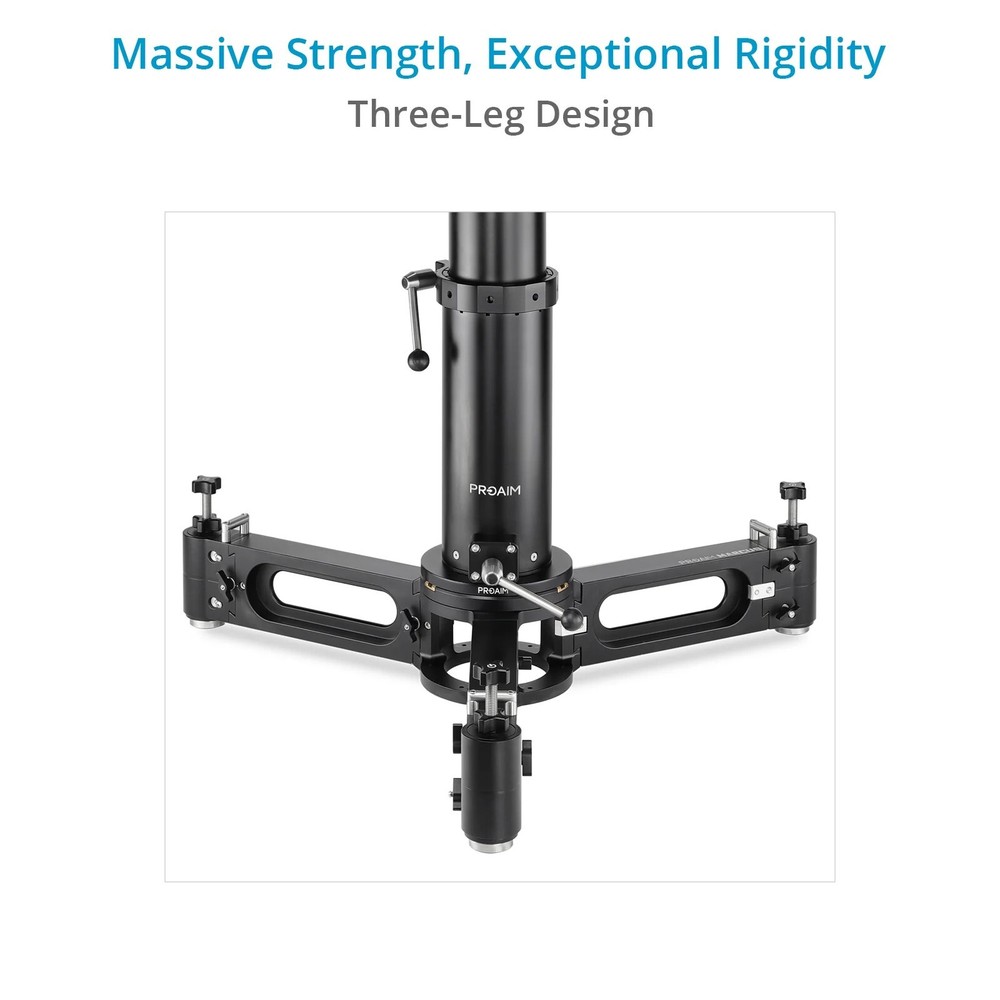 Proaim Marcus Camera Dolly with Mitchell & Euro/Elemac Adapter Base | DL-MRCS-01