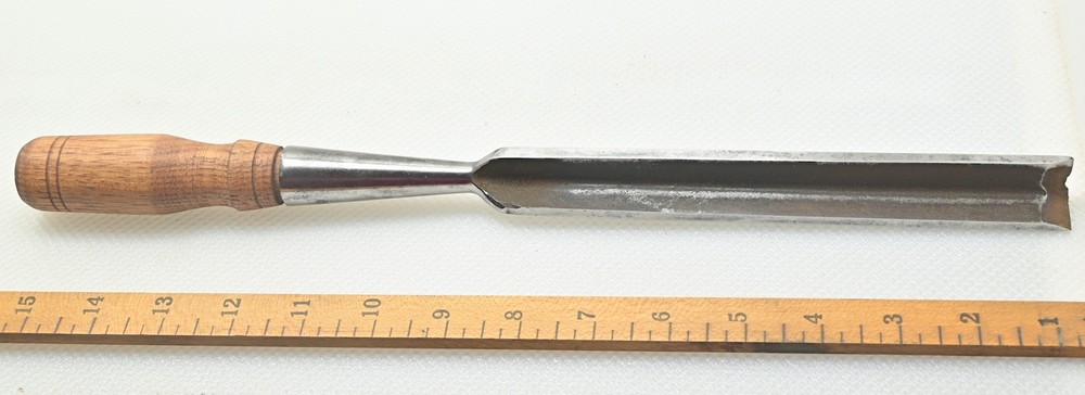 Vintage 3/4" Fulton Socket Timber Framing Corner Chisel (INV S112)