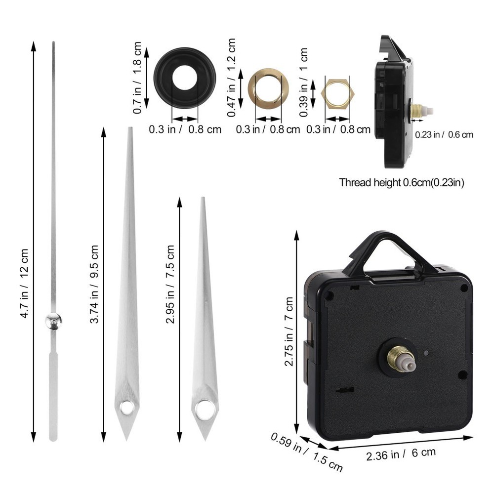 Watch Accessories Clock Accessory Wall Replacement Mechanism Assembly Hands
