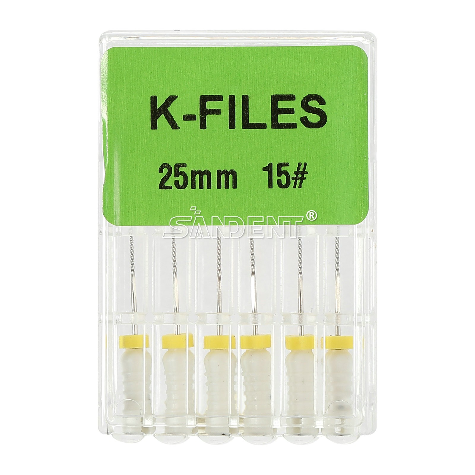 10-100packs Dental Endo Root Canal File K-FILES Stainless Steel Hand Use 25mm