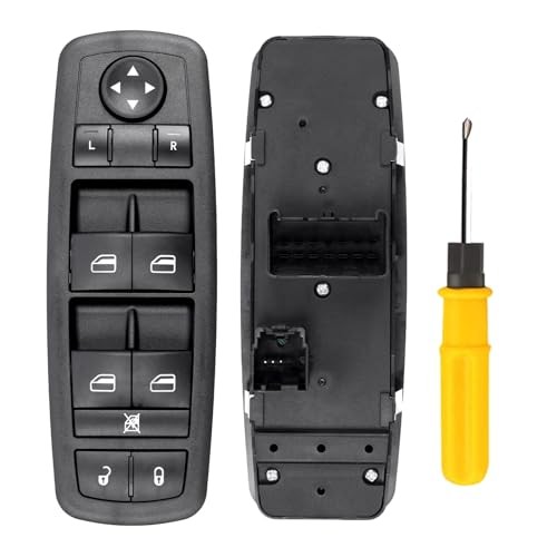Master Power Window Switch, Driver Side 3 + 0 Pins, Replacement for 4602535AC