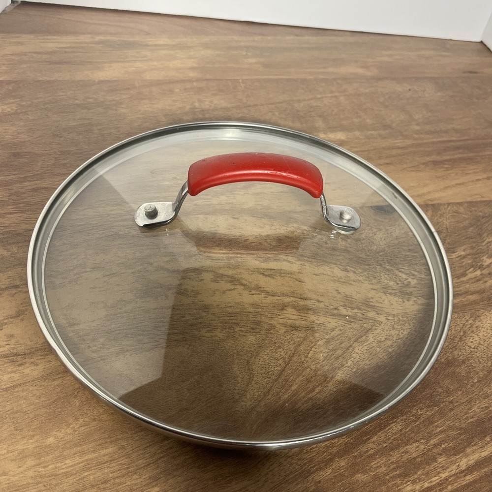 Techniques By Cooks Essentials 26cm Replacement Lid Red 9.5 Inches