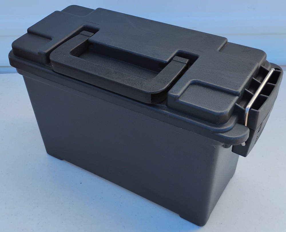 plastic ammo storage box utility box