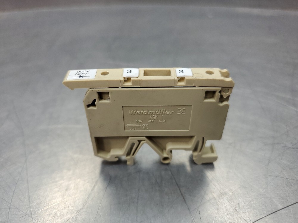 Weidmüller ASK 1 500V Terminal Block. 4D-8