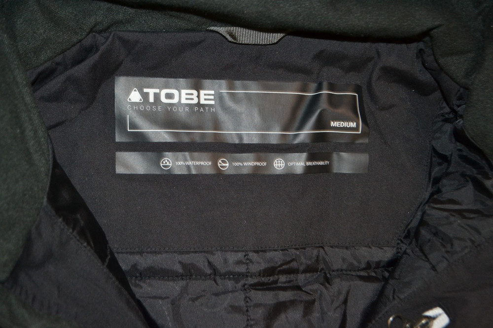 Tobe Scope Snowmobile Jacket Shell Coat ~ Size Medium, Black/Gray ~ Winter Fun!