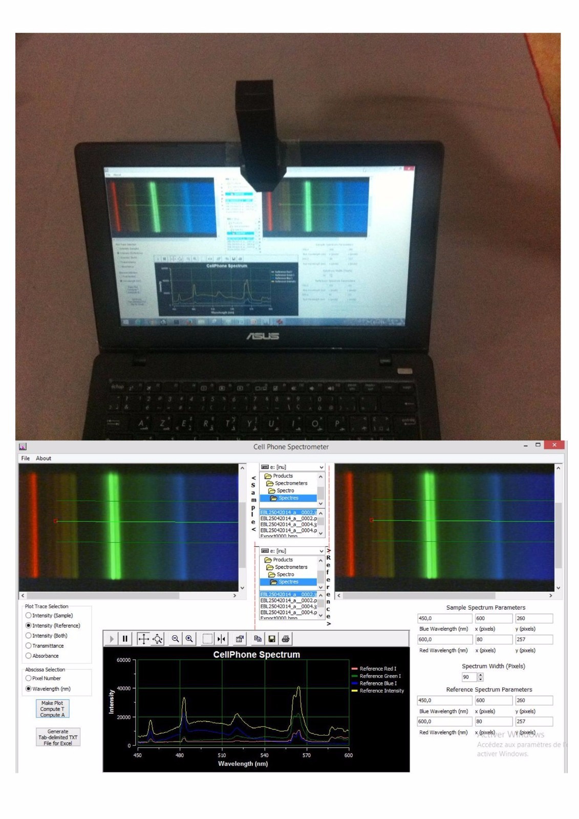 DIY Smartphone Spectrometer - Full Pack - Grating Transmission -