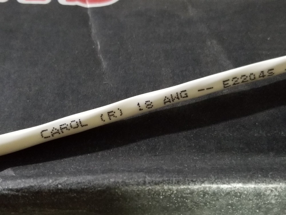 Carol E2204S 18/4C Shielded Control/Communications Cable Plenum CMP White /50ft