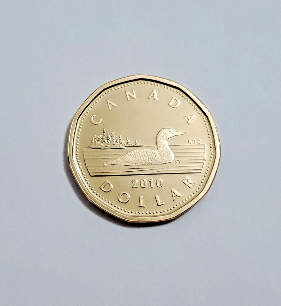 2010 Canadian uncirculated proof loon dollar