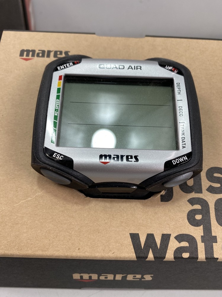 Mares Quad Air Wrist Dive Computer - Black
