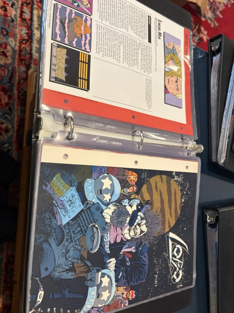 Comic Book Bio Binders