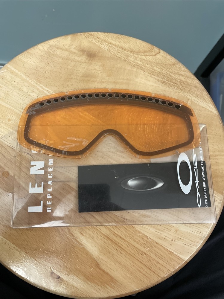 oakley O Frame dual vented persimmon goggle lense