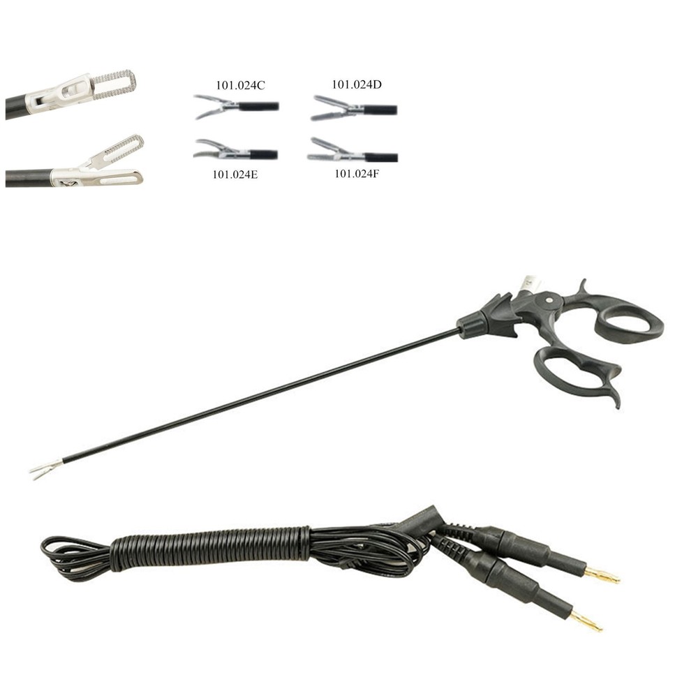 FDA ø5x330mm Bipolar Dissecting Forceps+ 3M Cable Laparoscopic Instrument