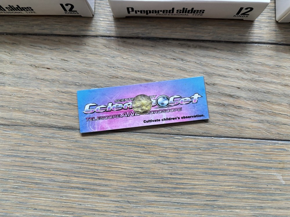 Specimen Prepared Slides For Kids Microscope Science Extra Slides