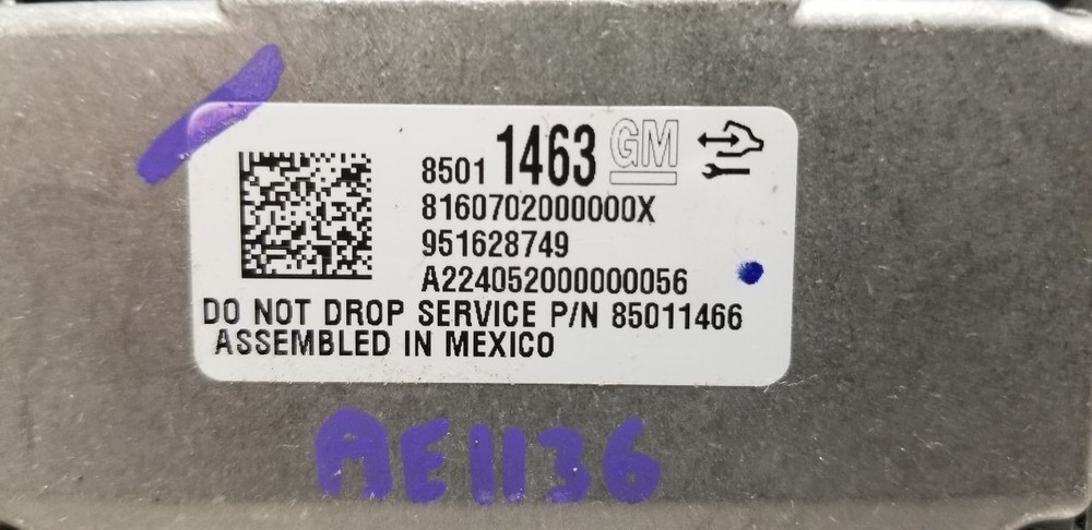 24 CHEVY SILVERADO 1500 FRONT VIEW WINDSHIELD CAMERA PROJECTOR 85011463