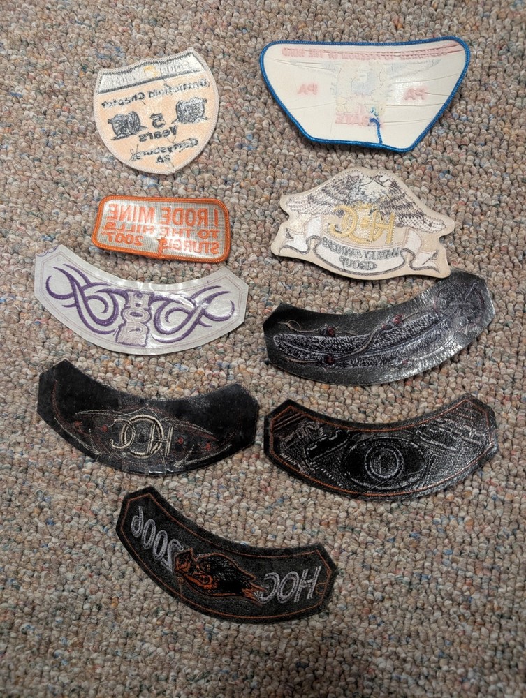 Harley Hog Patch Lot 2000's Era Sturgis Gettysburg