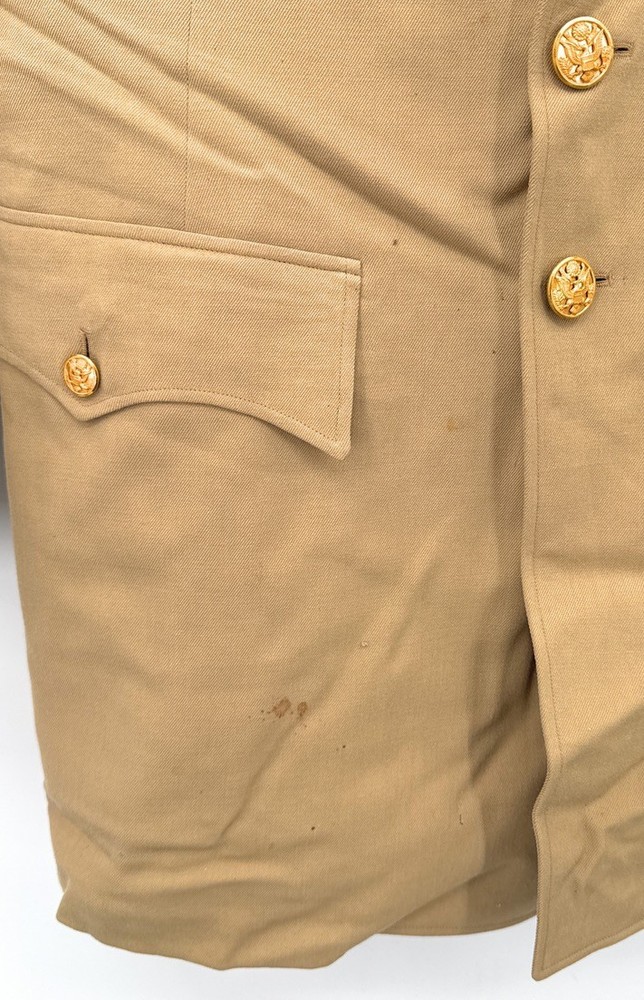 WWII Army Officers Jacket Tan