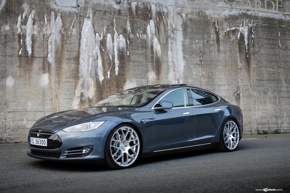 TESLA LOWERING LINKS KIT - MODEL S (PREMIUM FULLY ADJUSTABLE LINKS) MODULE