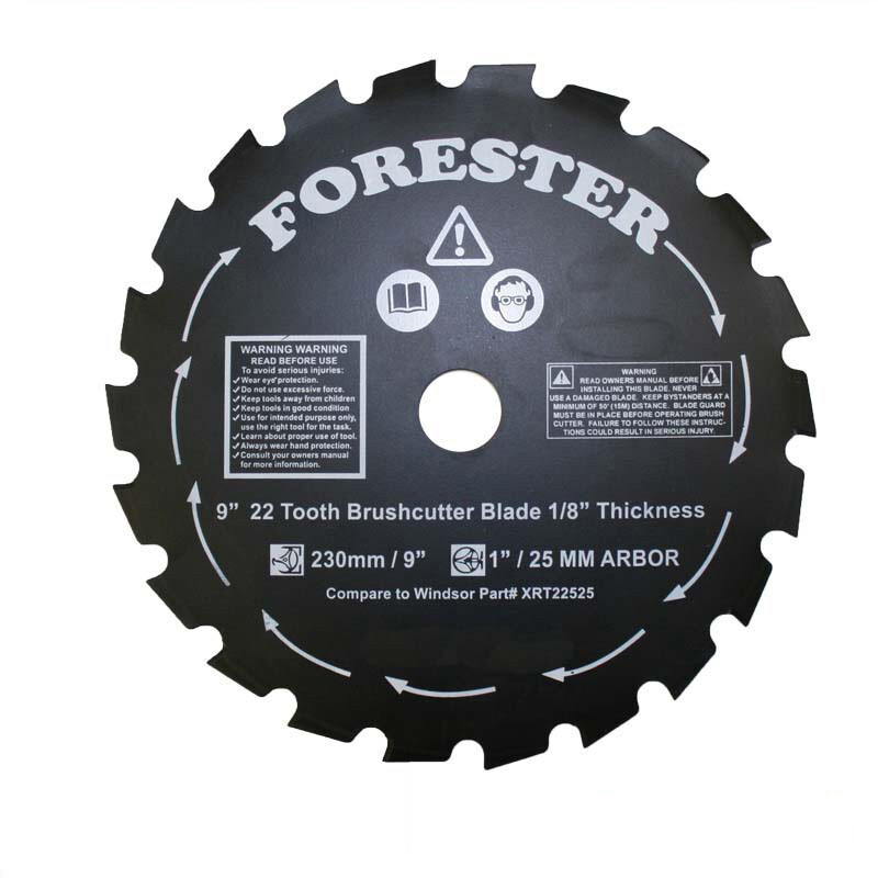 Forester 9" 22 Tooth Brush Cutter Blade