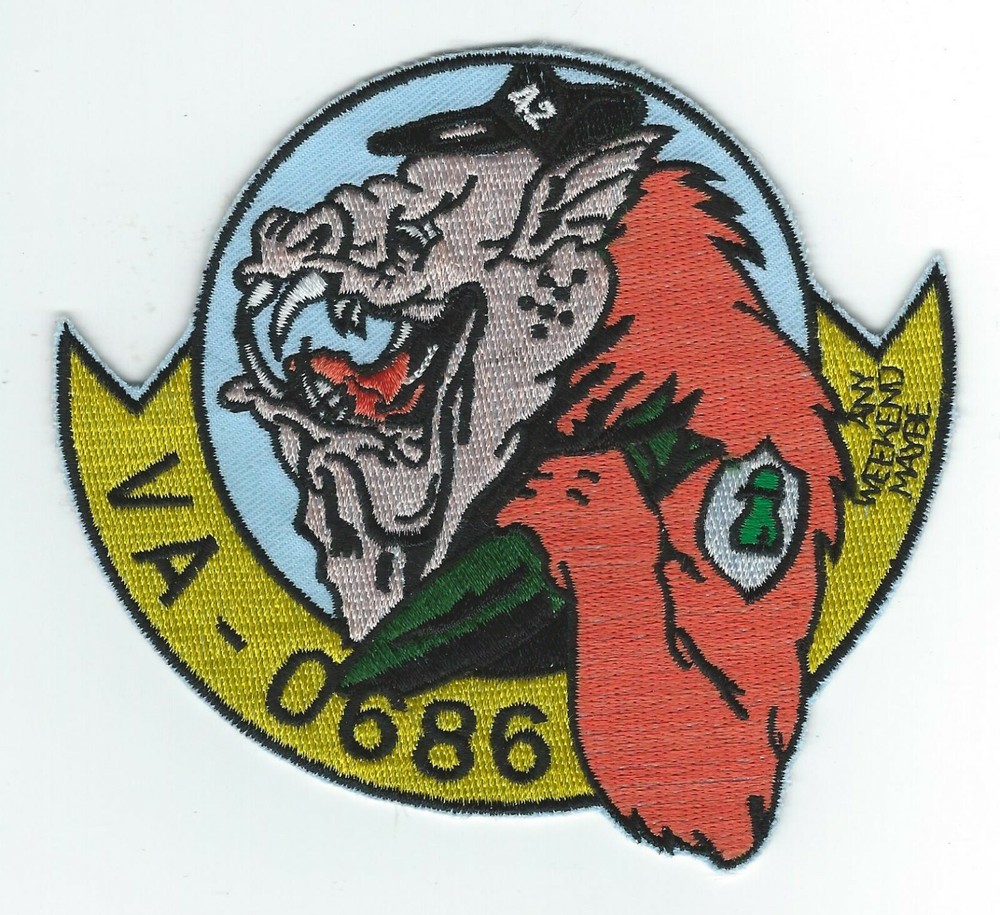 VA-0686 "ANY WEEKEND MAYBE"  patch