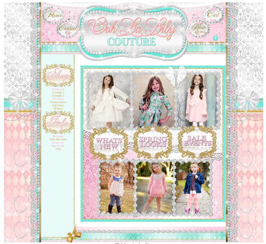 Custom Website design (made to order) Examples attached