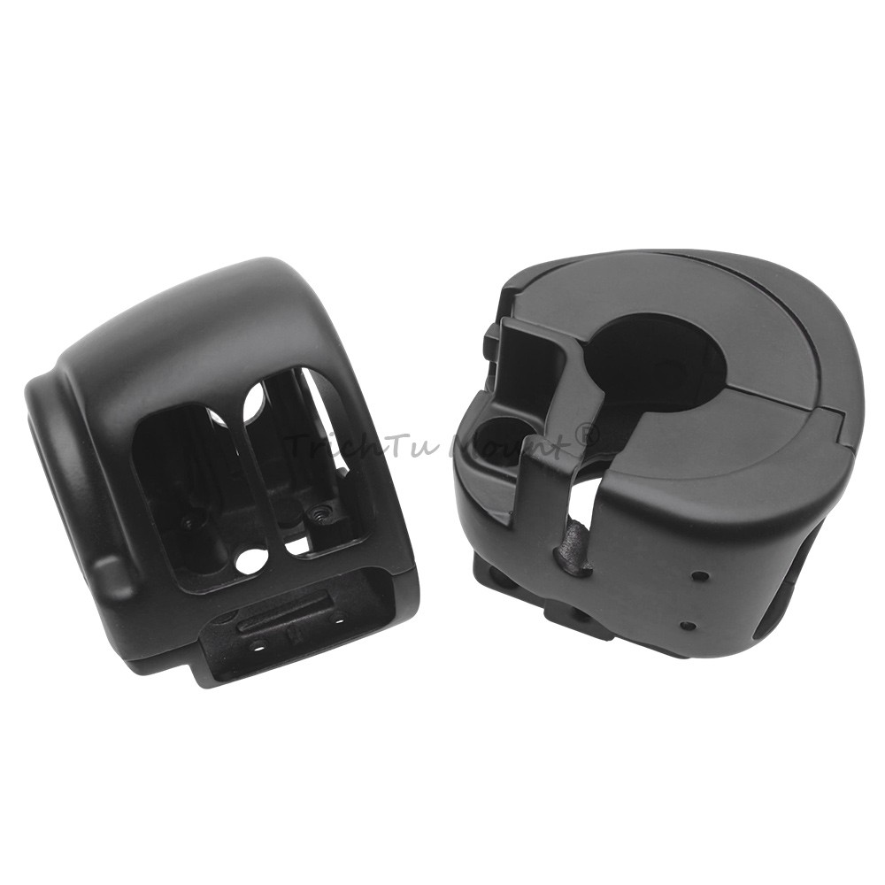 Black Hand Control Switch Housing Cover For Harley Softail Street Bob Sportster