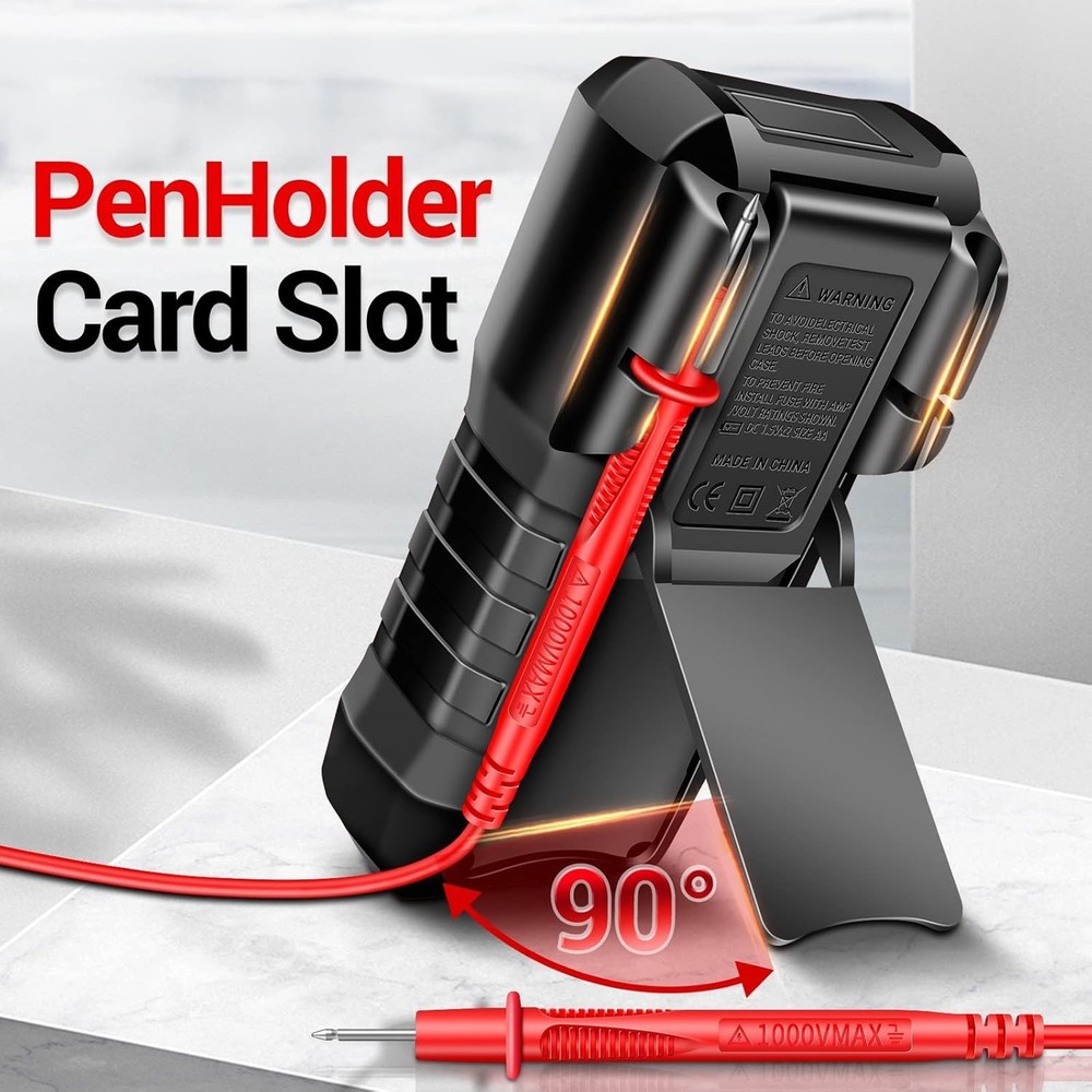 Versatile Digital Multimeter with Safety Features - Perfect for DIY Projects