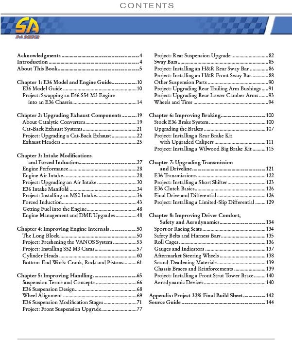 BMW E36 3-Series (1992-1999) Modify for Performance: Upgrades & Tips - Used Book