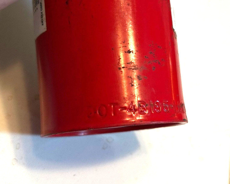 EMPTY 1987 AMEREX MODEL 344 FIRE EXTINGUISHER 1.25 LB RECHARGEABLE