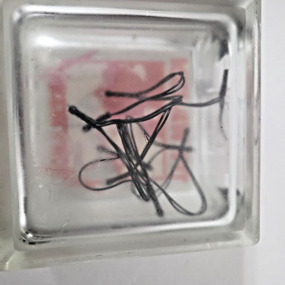 Metallica Lighted Glass Block Orange 6 x 6 x 3 Classic Rock Custom Made