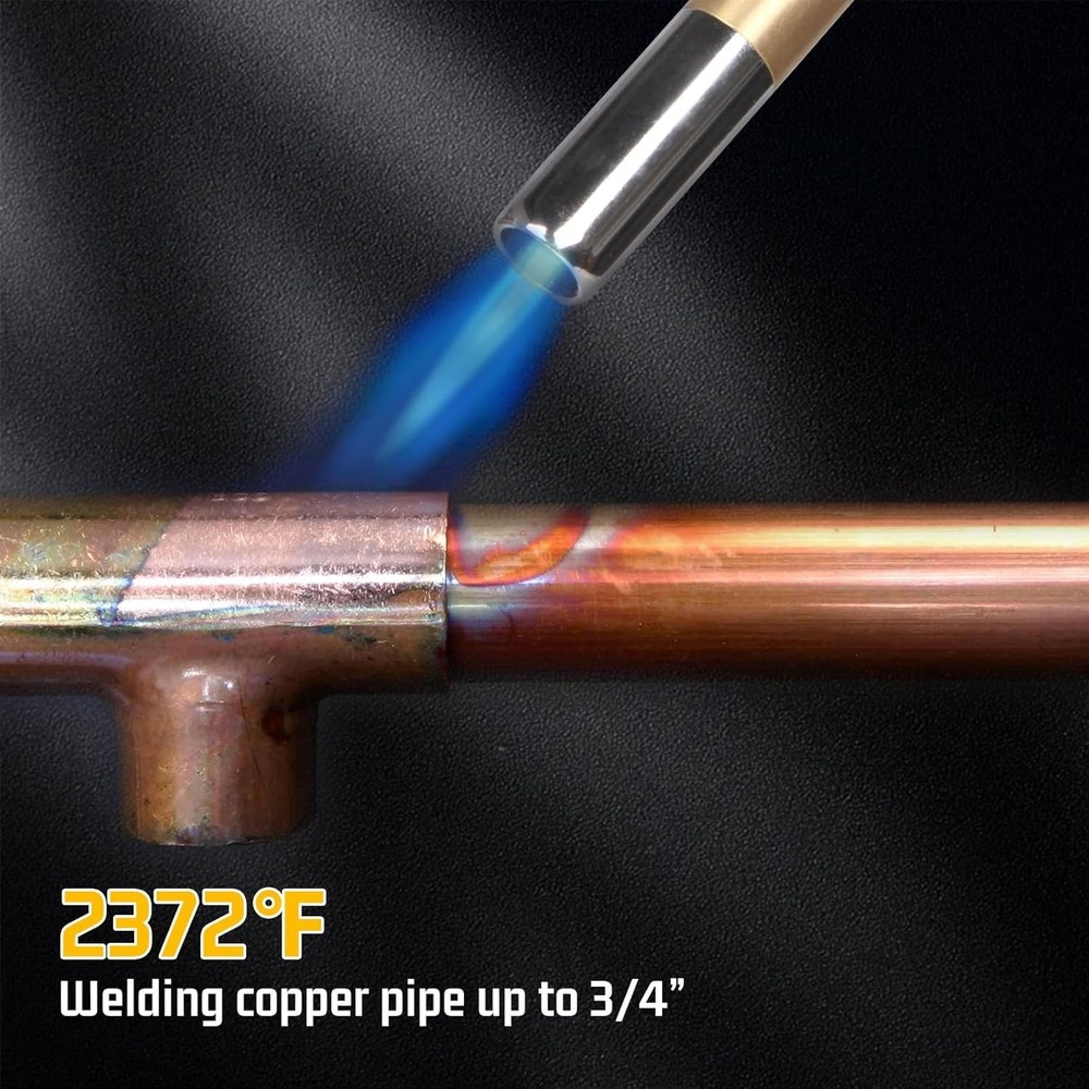 Versatile High Temperature 2-Pack MAPP Torches - Perfect for Welding & Ignition