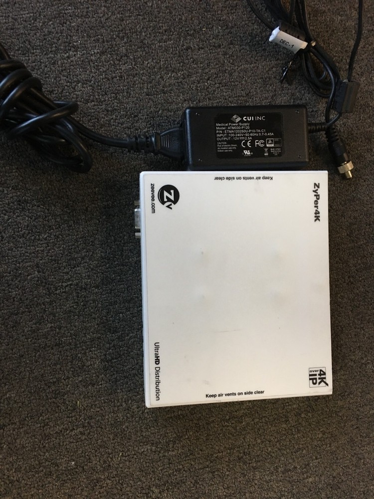 ZeeVee ZyPer4K Z4KDECC3 Single HDMI 2.0 CatX Video Decoder / Receiver