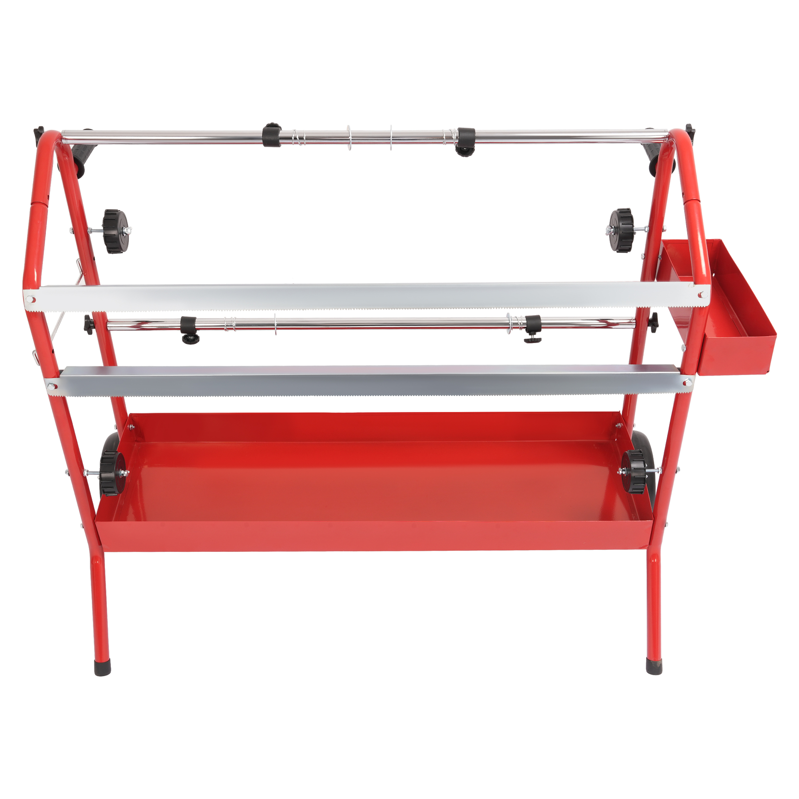 Mobile 18" Multi-Roll Masking Paper Machine With Storage Trays Auto Body Paint