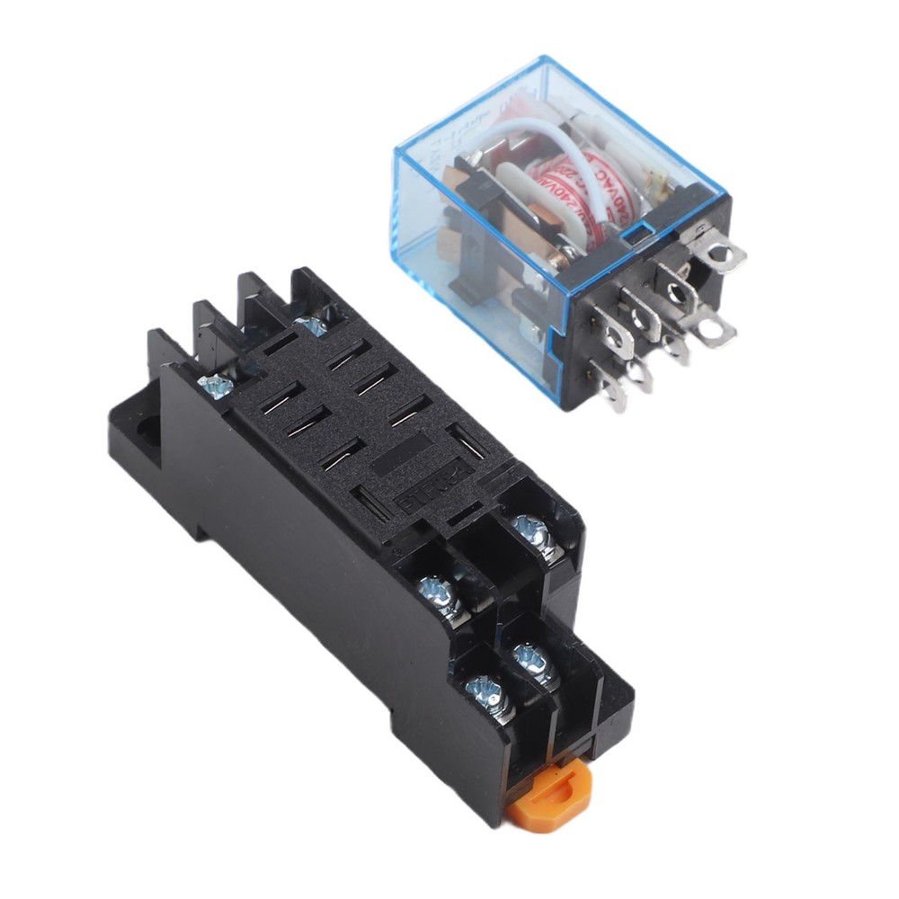 Efficiently Designed LY2N J Relay with Socket Base Operating at 220VAC/240VAC