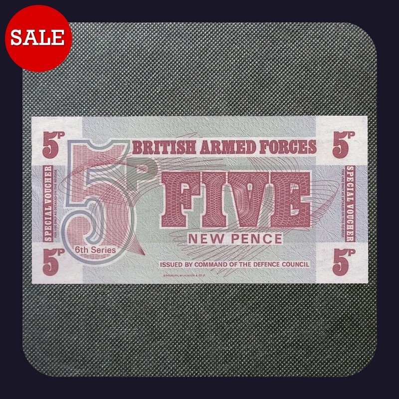 [BANKNOTES] BRITISH ARMED FORCES 5 PENCE