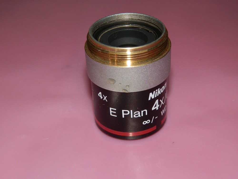Nikon Microscope Objective E Plan 4x/0.10 for E Series (E200...)