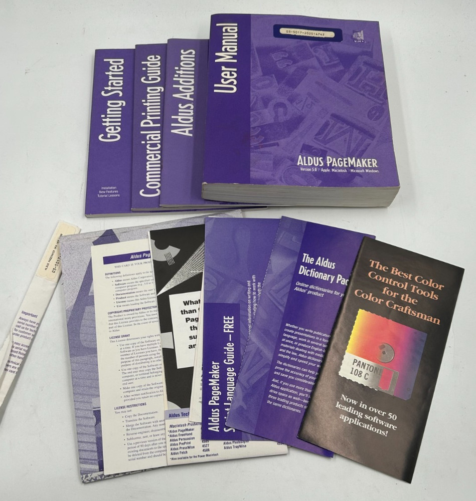 ALDUS Pagemaker 5 Big Box for Windows