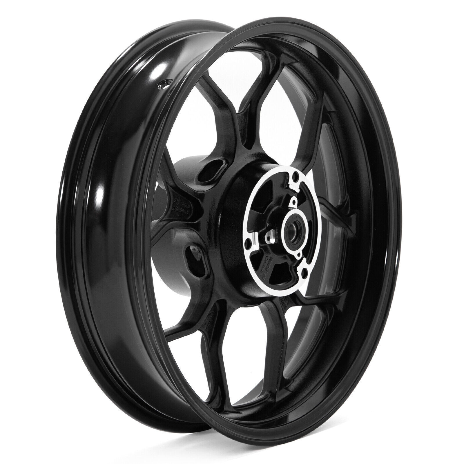 17"x4" Tubeless Rear Wheel Gloss Black for Yamaha YZF R3 15-24 MT-03 20 21-24