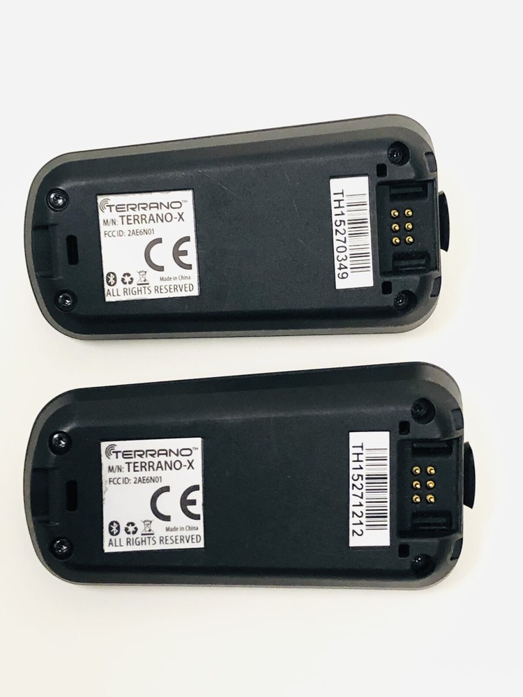 Cardo Systems Terrano-X Bluetooth Radios Only Lot 2 Untested